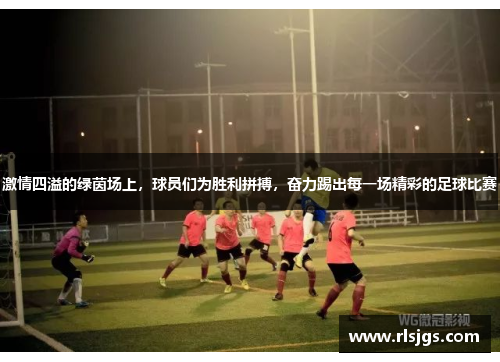 激情四溢的绿茵场上，球员们为胜利拼搏，奋力踢出每一场精彩的足球比赛
